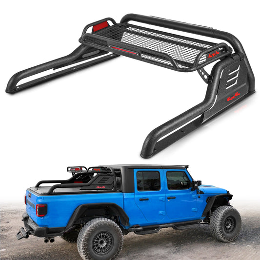 Heavy Duty Roll Bar & Cargo Basket