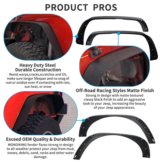 JL 2018-2025 Fender Flares