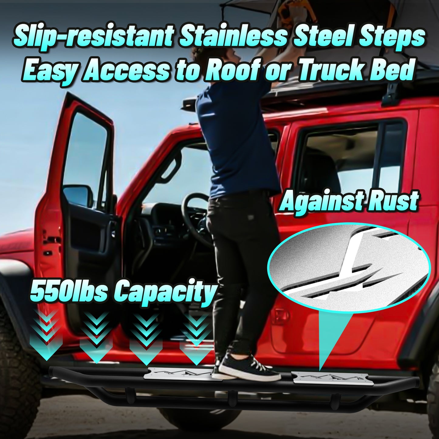 Fit 2018-2025 Jeep Wrangler JL 4-Door