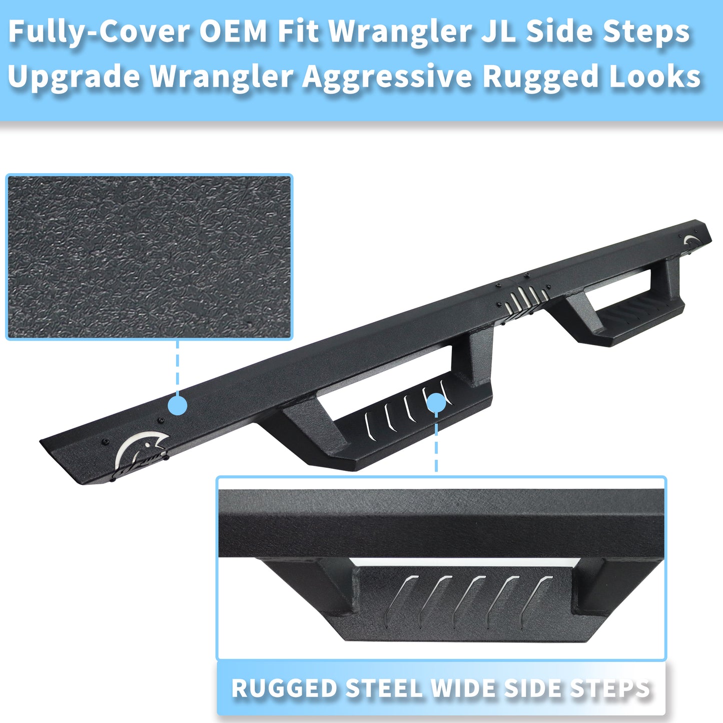 Fit 2018-2025 Jeep Wrangler JL 4-Door