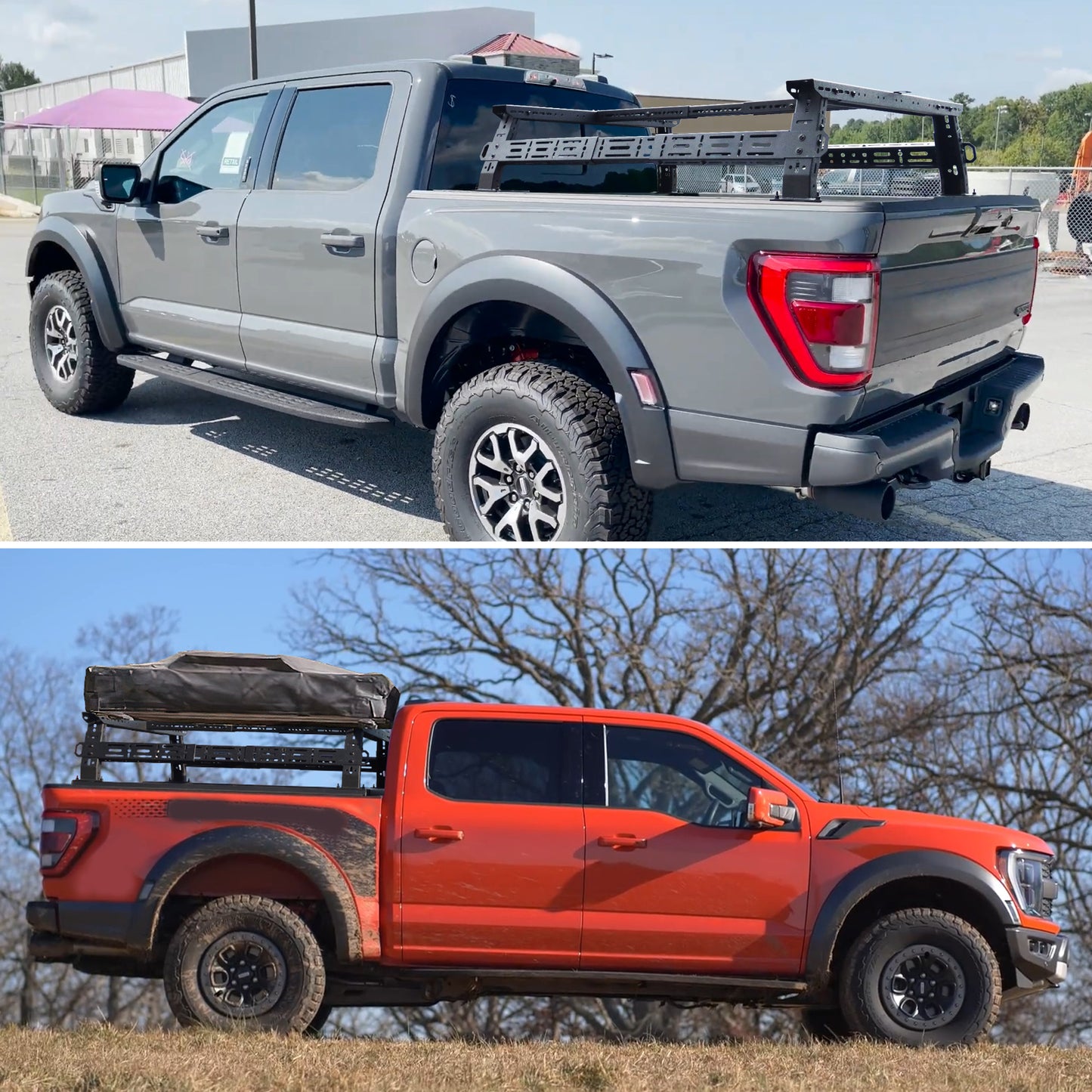 14"~17" High Truck Bed Racks with Sidebars For Nissan Titan / Frontier