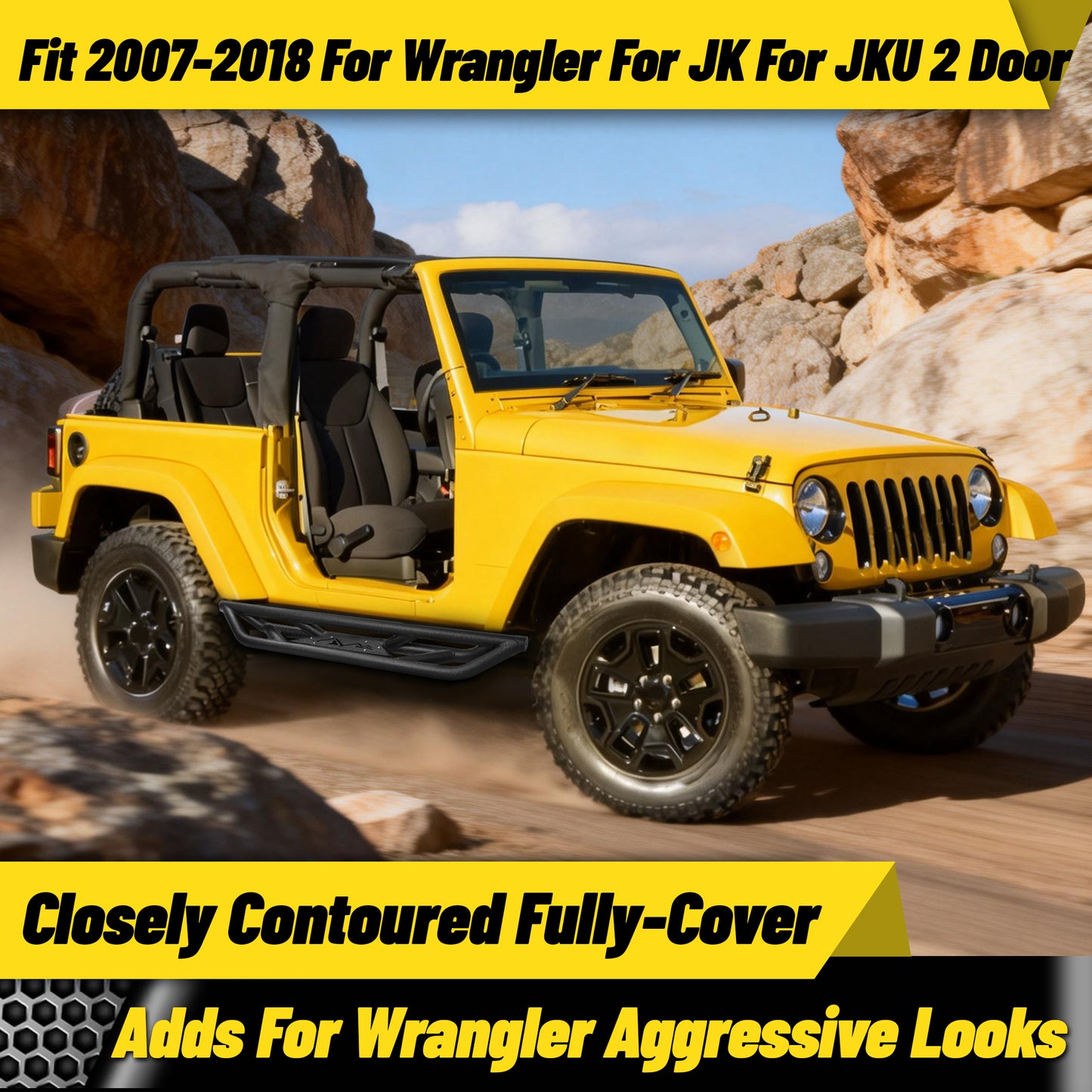 For 2007-2018 Wrangler JK/JKU