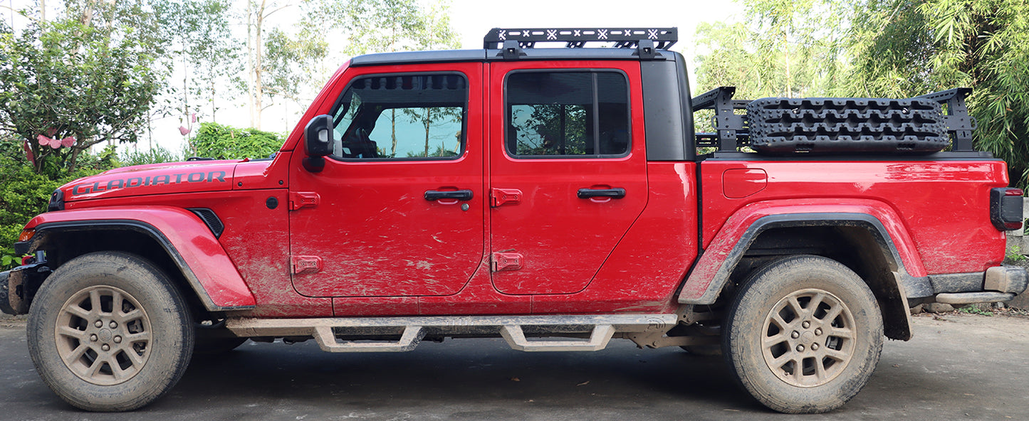 14"~17" High Truck Bed Racks with Sidebars for Jeep Gladiator