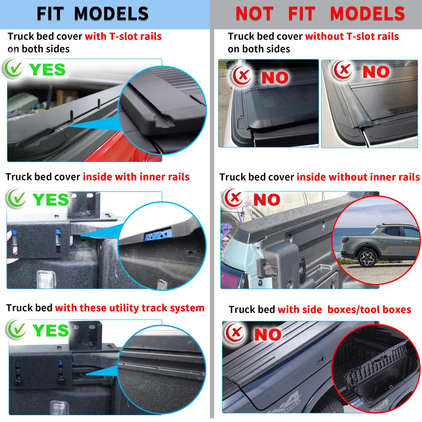 14"~17" High Truck Bed Racks with Sidebars For Nissan Titan / Frontier