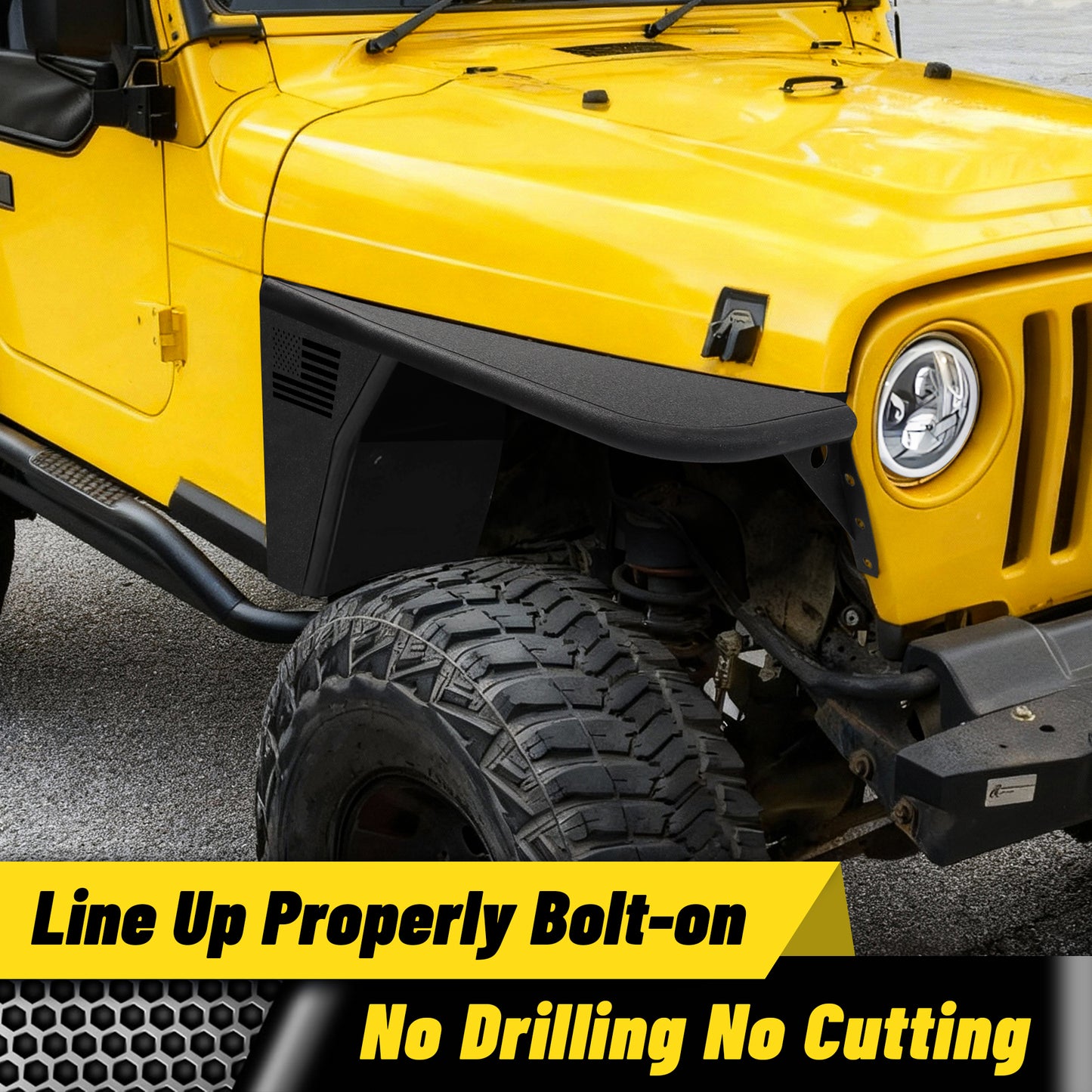 TJ / YJ Front Fender Flares