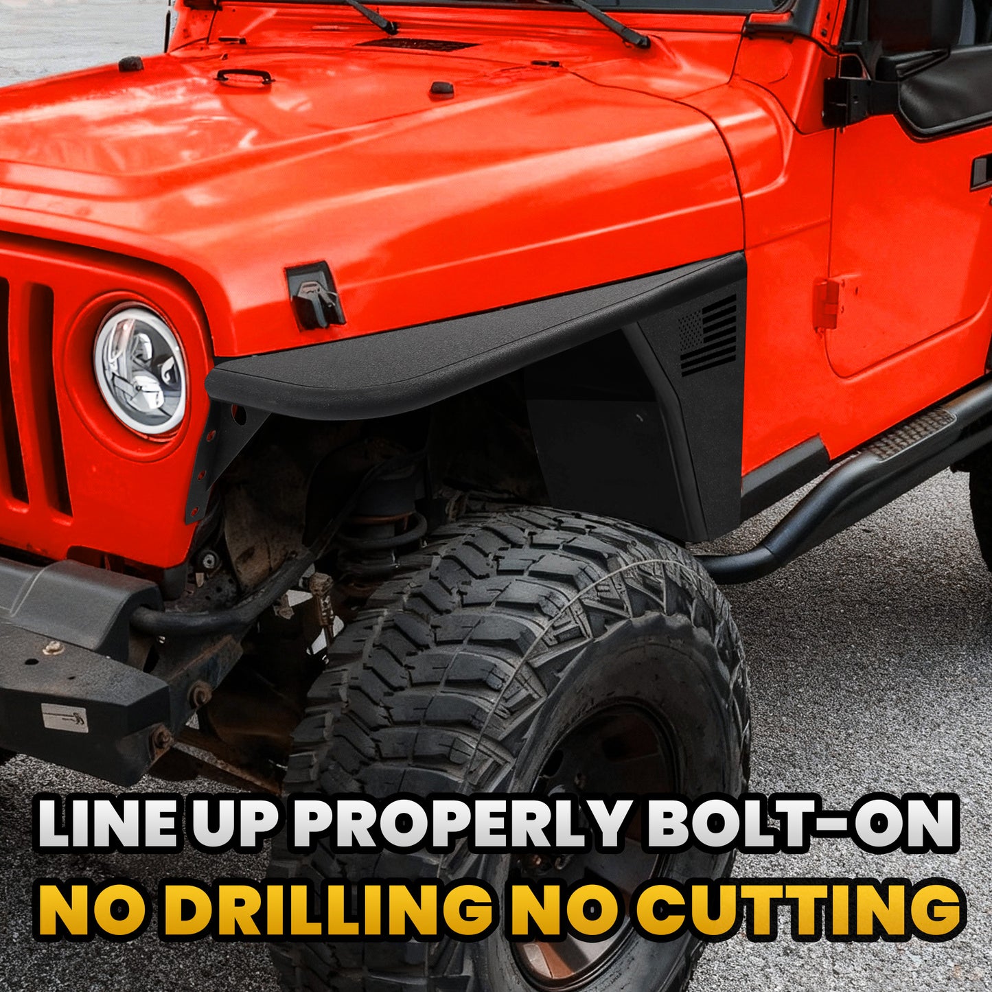 Fender Flares LJ/TJ 4PCS