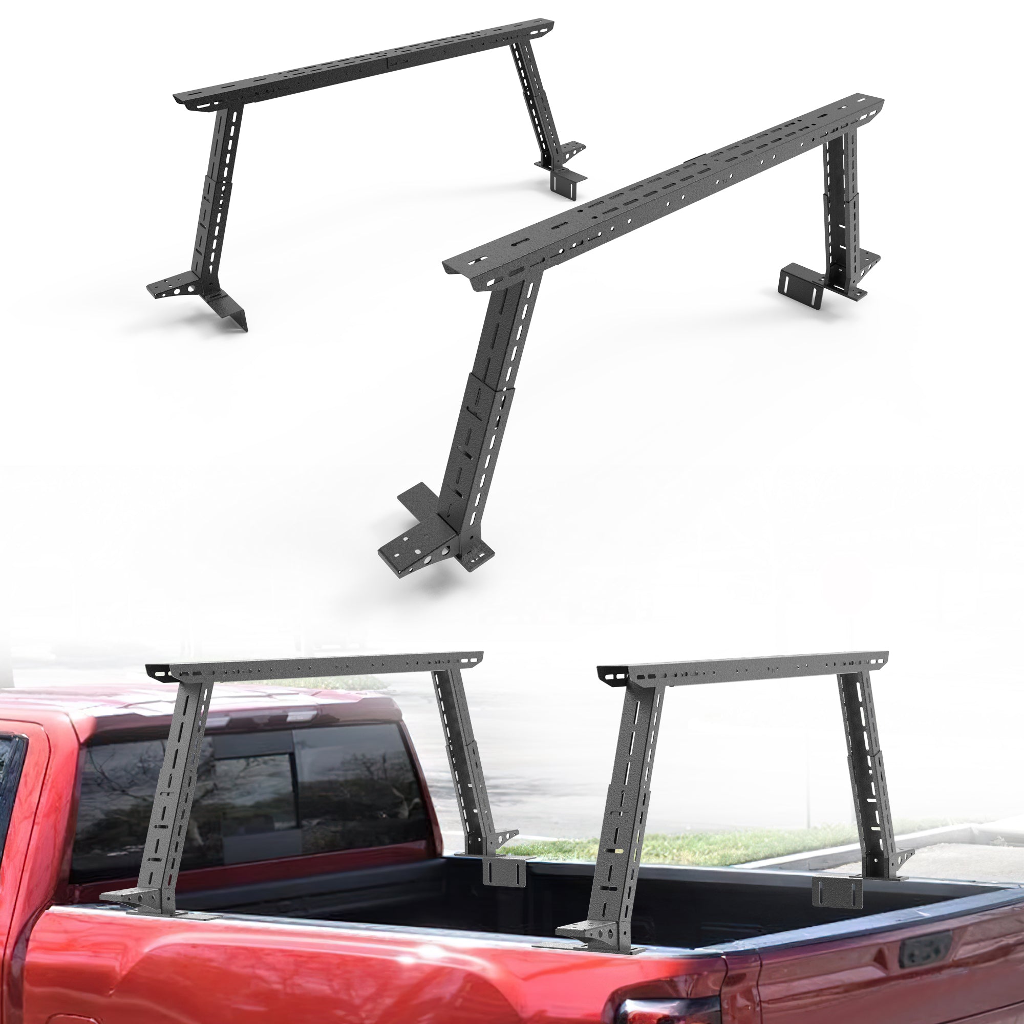 16'' ~ 25'' Mid Height Bed Racks – MONOKING