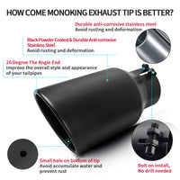 4" Inlet 6" Outlet 12" Overall Length，Bolt-On Design Universal