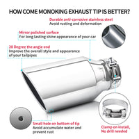 4" Inlet 6" Outlet 12" Overall Length，Clamp-On Design Universal