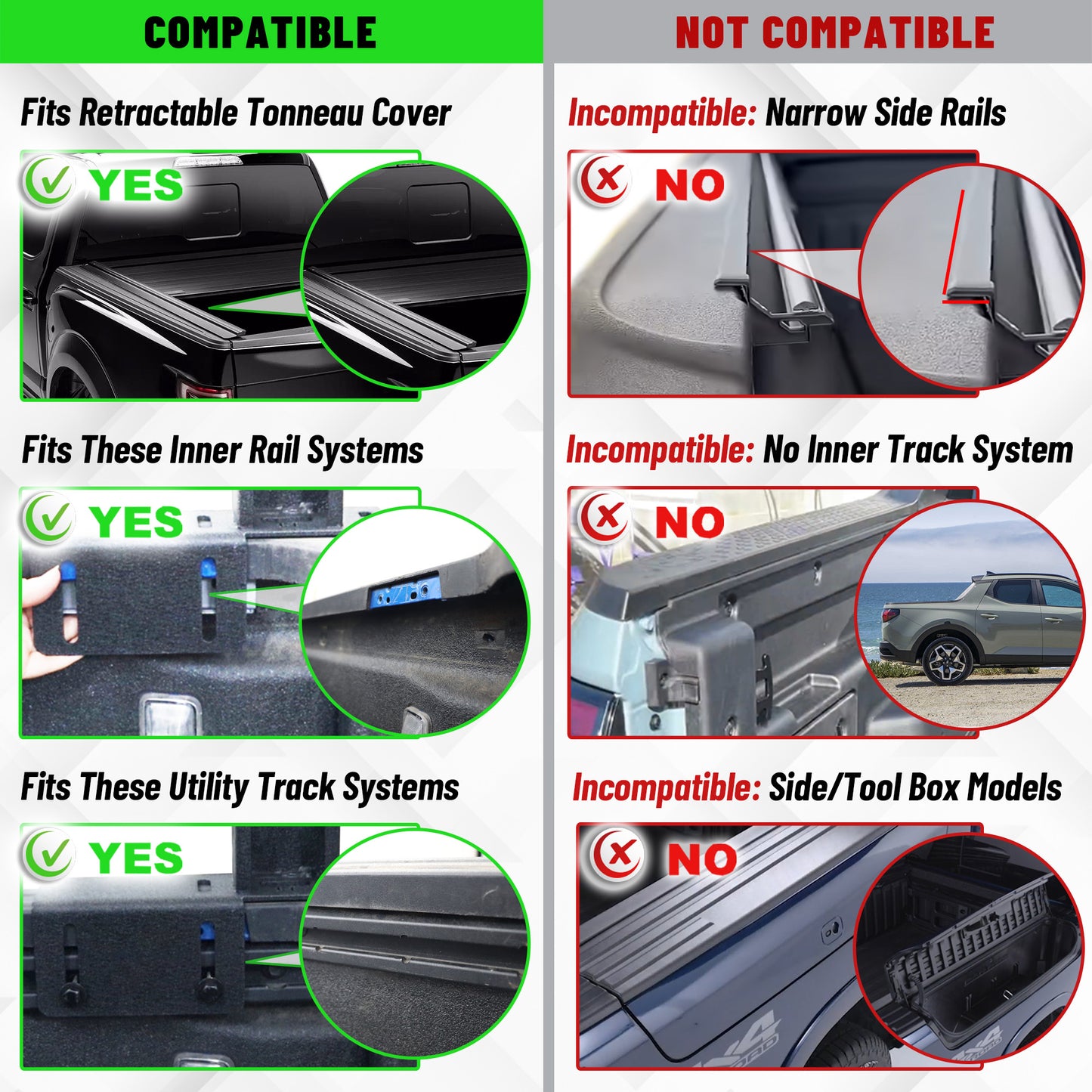Roll Bar with Chase Rack Sport Bar for Mid-Size Truck – Single Tube Design