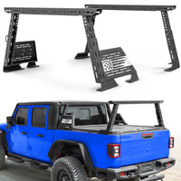 MONOKING 16"-25" Mid-Height Bed Rack with USA Flag for Tacoma/Tundra