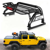 Truck Bed Roll Bar with Detachable Cargo Basket For Mid-Size Truck