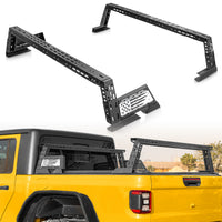 MONOKING Low Profile Truck Bed Rack 14-17 Inch USA Flag Chevy GMC