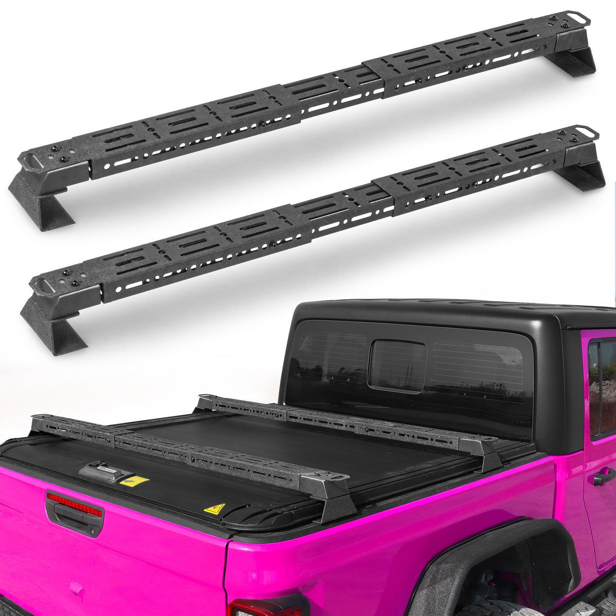 Adjustable Universal Truck Bed Rack for Gladiator Tacoma Ranger Maverick F150 Silverado GMC Sierra Ram Tundra