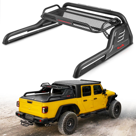 Heavy Duty Roll Bar & Cargo Basket