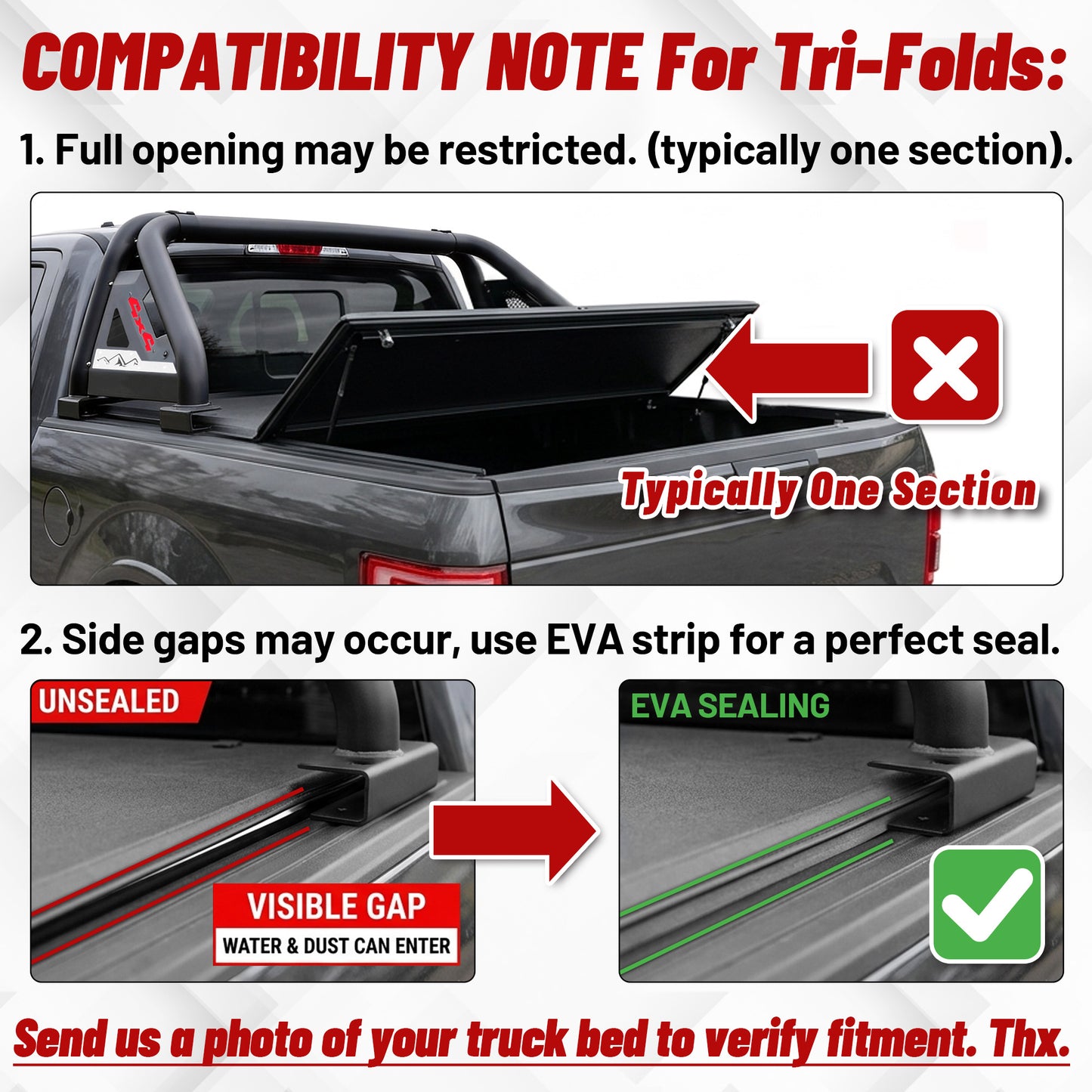 Truck Bed Roll Bar for Full-Size Pickup Trucks