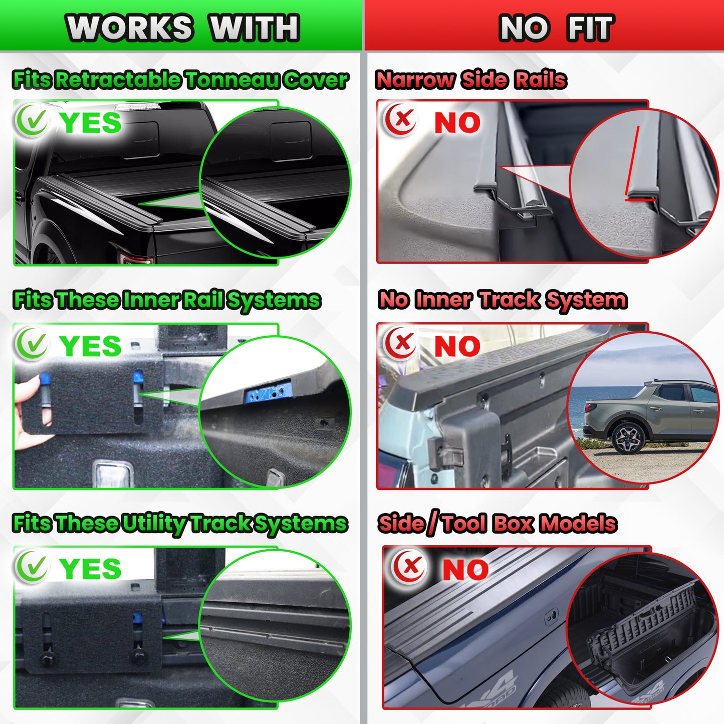 Adjustable Sport Roll Bar for Pickup Truck with Cargo Basket＆3rd Brake Light