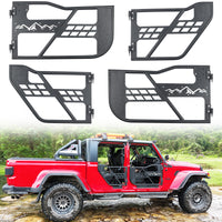 Tube Doors Fit 2020-2025  Gladiator JT 4-Doors  No with Mirror Mount