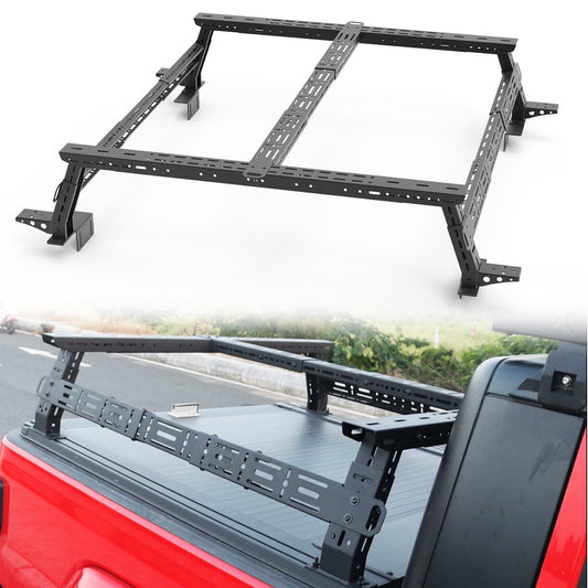 14"~17" Low Profile Bed Racks with Sidebars For Nissan Titan / Frontier
