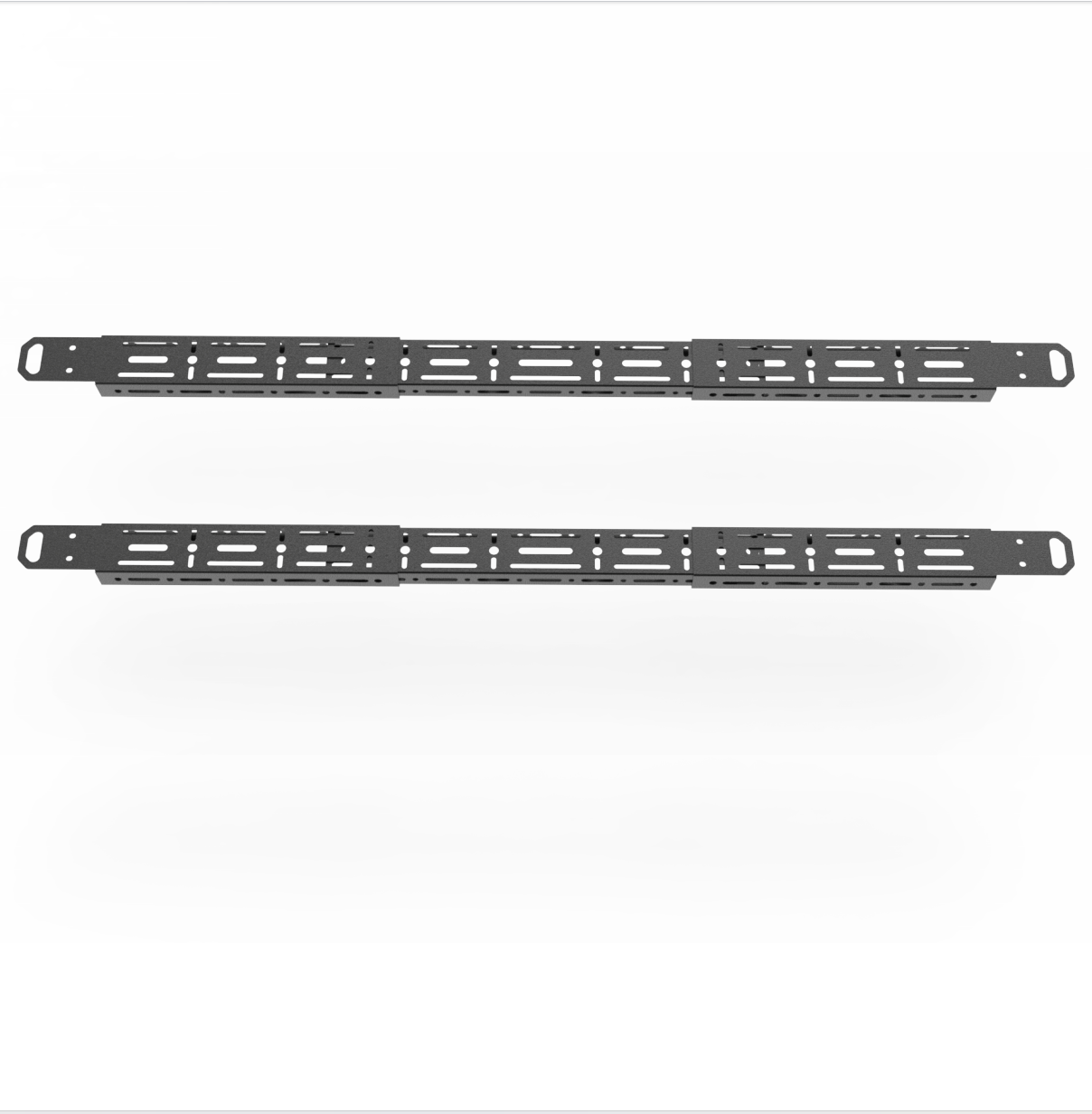 2 PCS Truck Bed Extra Crossbars / Sidebars , Fit Low Rack and Mid Rack