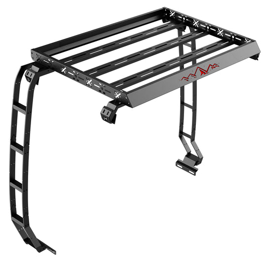 For 2020-2026 Jeep Gladiator JT Cargo Basket with Dual Ladders