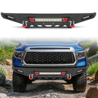 Toyota Tundra 14-21 Front Bumper|Bolt-On, No Drilling, Off-Road Protection, D-Rings & LED Lights