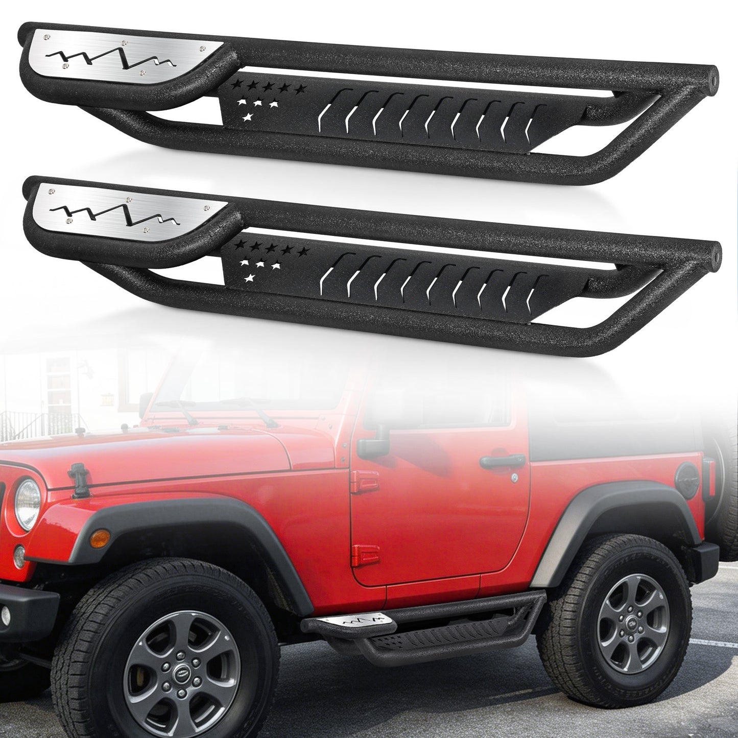 For 2007-2018 Wrangler JK JKU 2 Door