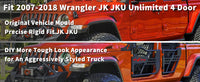 Tube Doors Fit 2007-2018 Wrangler JK (NOT JL) 4-Doors No with Mirror Mount