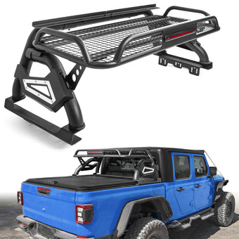 compare product Adjustable Sport Roll Bar for Pickup Truck with Cargo Basket＆3rd Brake Light