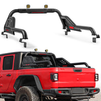 Heavy Duty Roll Bar for Mid Size Pickup Truck with Dual Pod Lights
