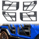 MONOKING Jeep JL/JLU Tube Doors USA Flag 2018-2026 4-Door No Mirror
