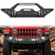 Jeep Wrangler JK/JL 07-26 & Gladiator JT Front Bumper|Direct Bolt-On, No Drill, Off-Road Adventure Armor, Light Bar & D-Rings