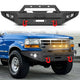 Ford F-150 92-97 Front Bumper|Direct Bolt-On, No Drill, Work Truck & Off-Road Armor, OEM Fit Upgrade