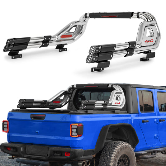 Heavy Duty Adiustable Stainless Steel Roll Bars