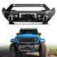 Jeep JL 18-26 & Gladiator JT Front Bumper |Direct Bolt-On, No Drill, Off-Road Adventure Armor, Stainless Steel Skid Plate
