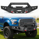 Ford F-150 15-17 (Excl. Raptor & EcoBoost) Front Bumper|Direct Bolt-On, No Drill, Off-Road Armor, LED Light Bar & Winch Plate