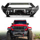 Jeep JL 18-26 & Gladiator JT Front Bumper |Direct Bolt-On, No Drill, Off-Road Adventure Armor, Stainless Steel Skid Plate
