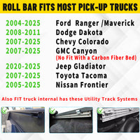 Truck Bed Roll Bar for Mid-Size Pickup Trucks