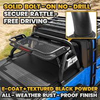 Truck Bed Roll Bar with Detachable Cargo Basket For Full-Size Truck