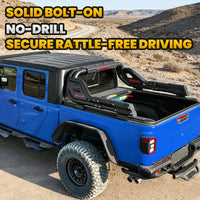 Adjustable Double Tube Roll Bar for Universal Pickup Truck with Brake Light