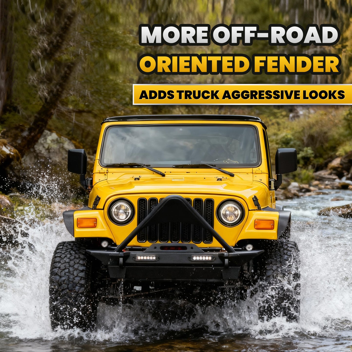 Fender Flares TJ/YJ 4PCS