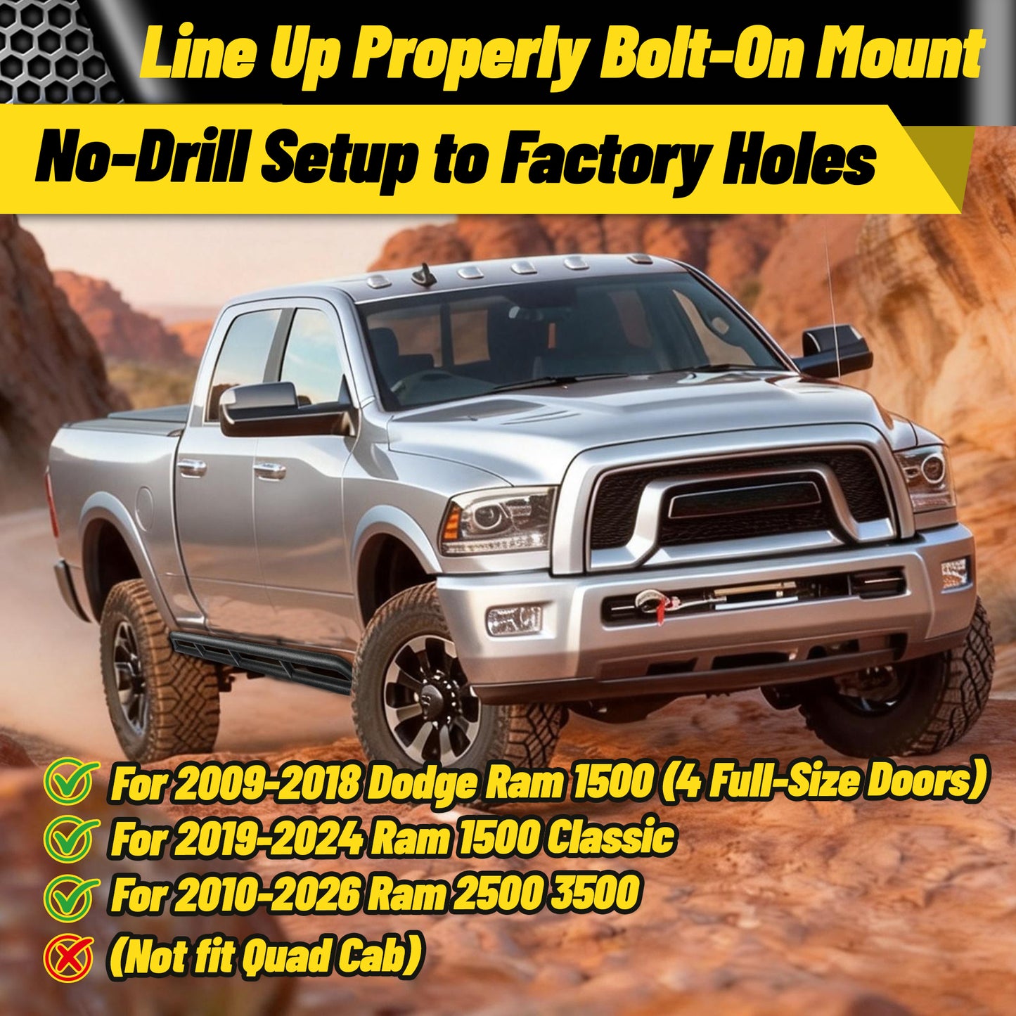 Dodge 1500 side bar
