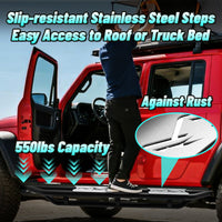 Fit 2018-2025 Jeep Wrangler JL 4-Door