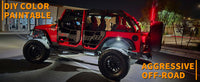 Tube Doors Fit 2018-2025 Wrangler JL (NOT JK) 4-Doors & Gladiator No with Mirror Mount
