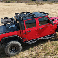 For 2020-2026 Jeep Gladiator JT Cargo Basket with Dual Ladders