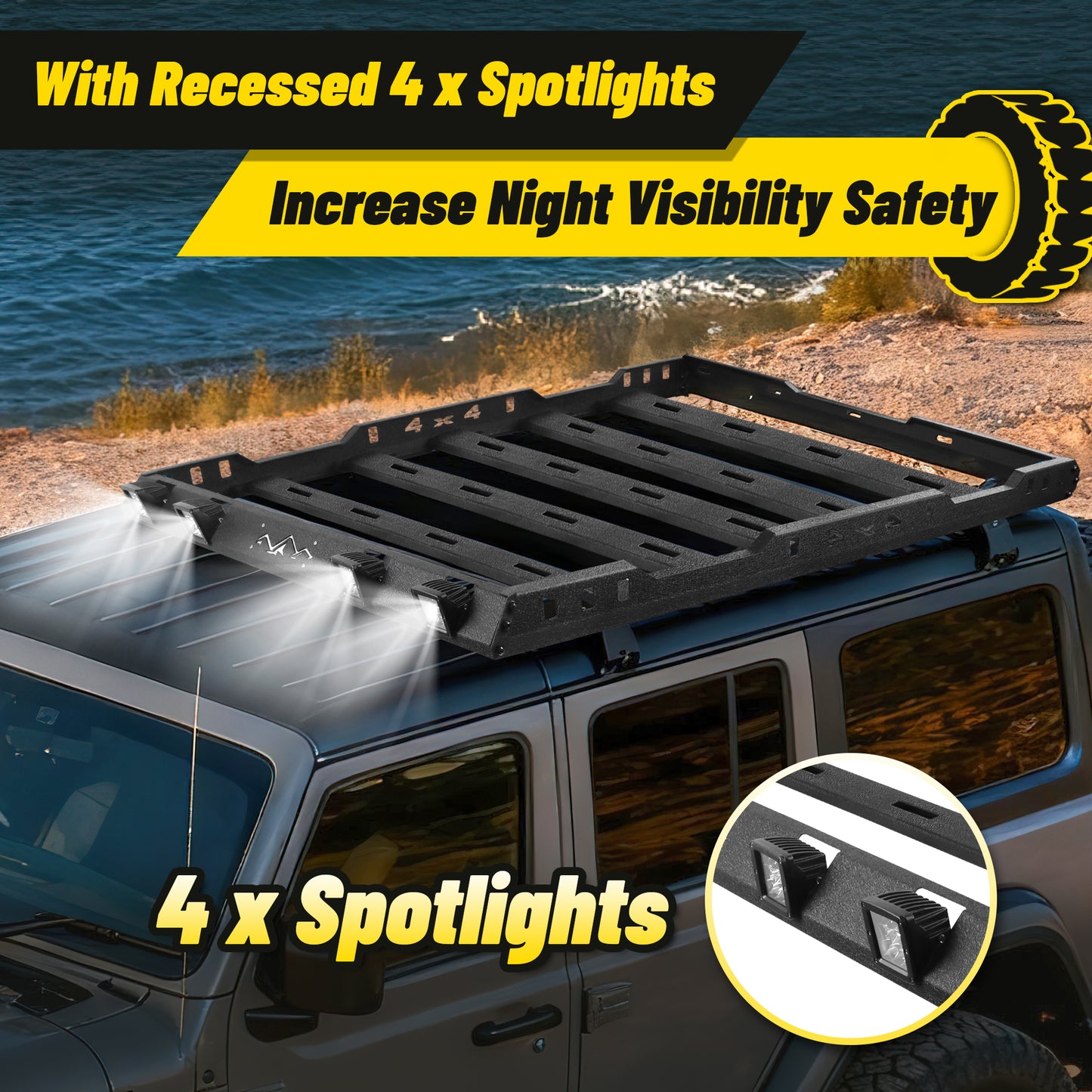 JEEP 2018-2025  JL Wrangle Cargo Basket