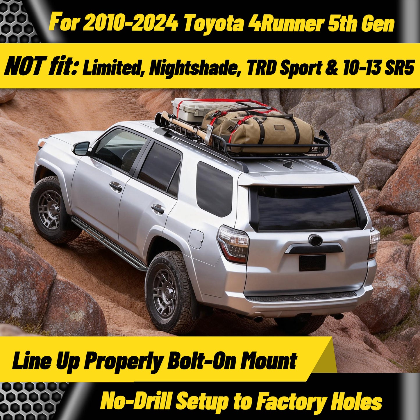 For 2010-2024 Toyota 4 Runner 5th Gen