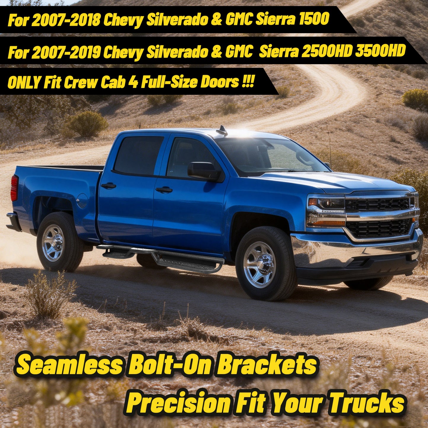 For 2016-2018 GMC Sierra 1500