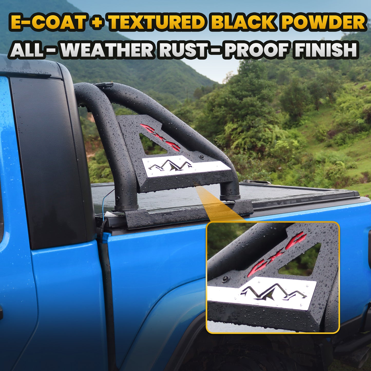 Truck Bed Roll Bar for Full-Size Pickup Trucks