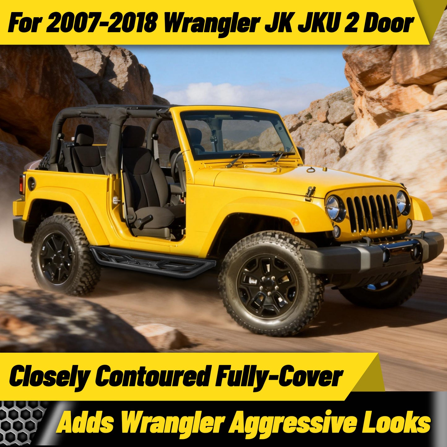 For 2007-2018 Wrangler JK/JKU